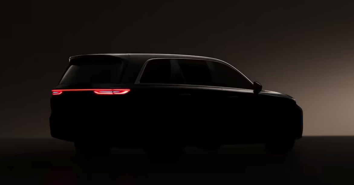 魏牌V9X预告图发布 归元S平台首款旗舰SUV 定位AI豪华六座